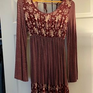 XS Maroon American Eagle Dress